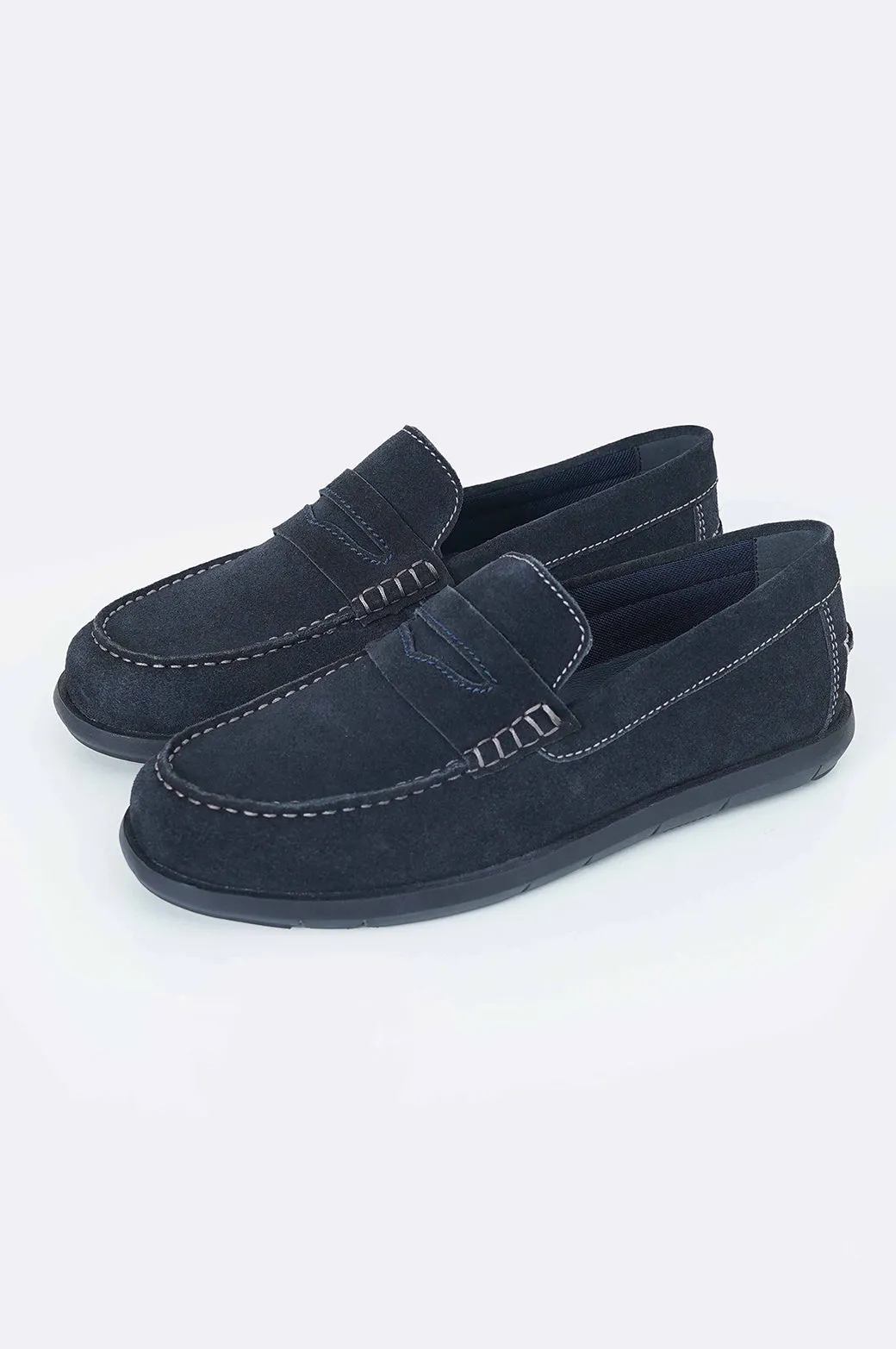 LIGHTWEIGHT SUEDE LOAFERS