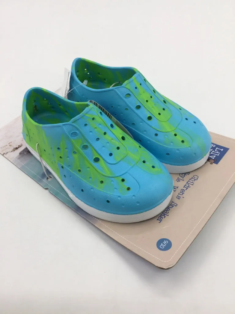 Lily & Dan Child Size 9 Toddler Blue Water Shoes