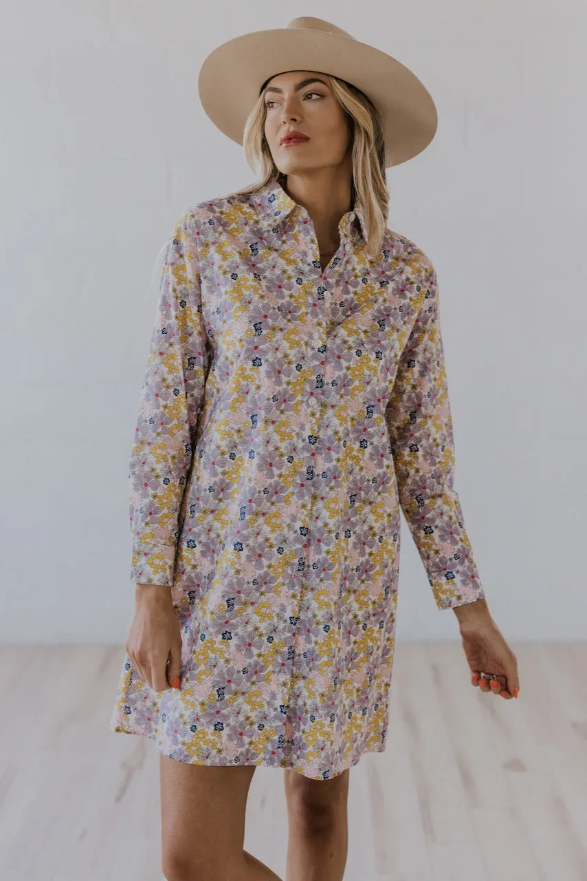 Little Bird Floral Shirt Dress