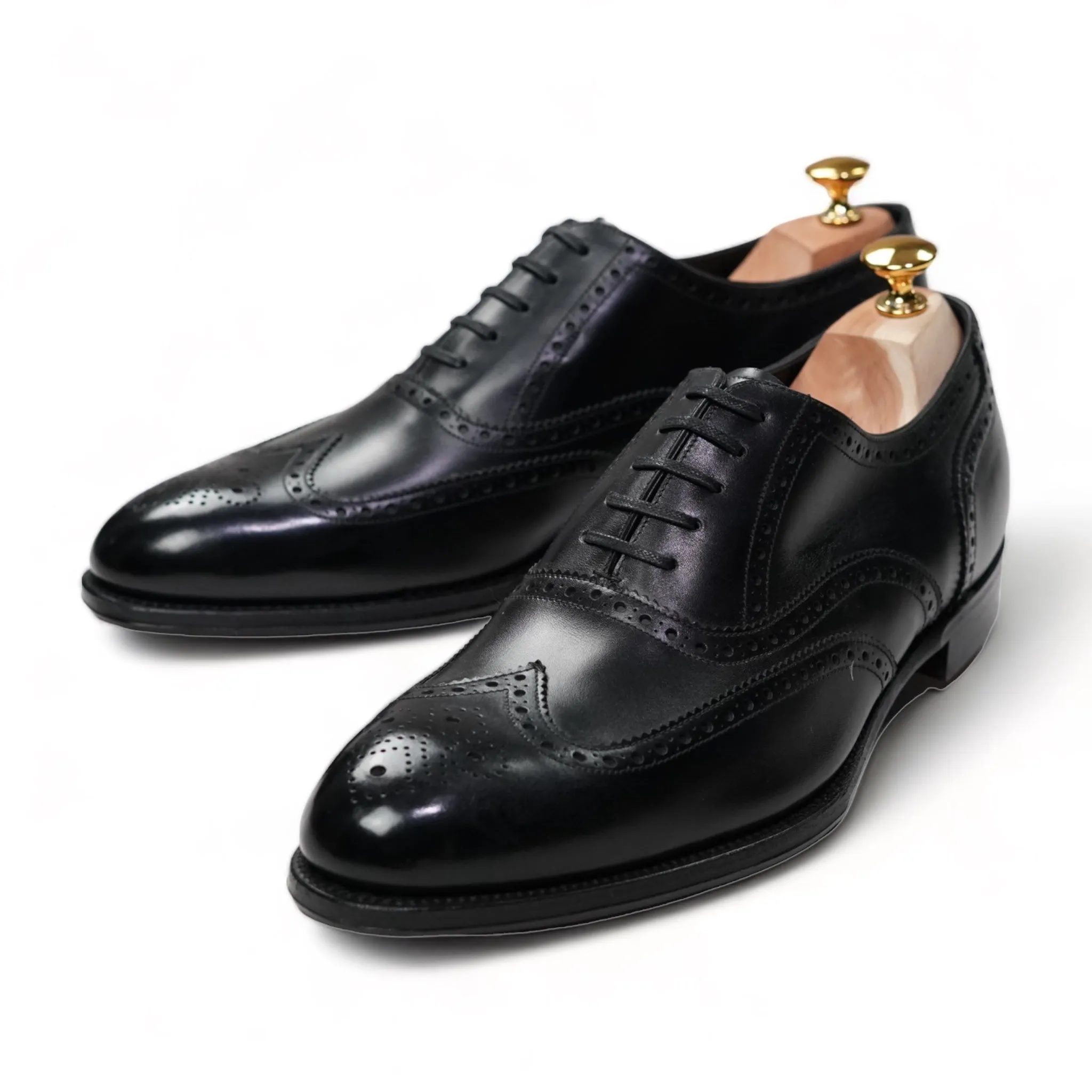 Loake - Black Wing Tip Export Grade Brogues UK 9 / EU 43