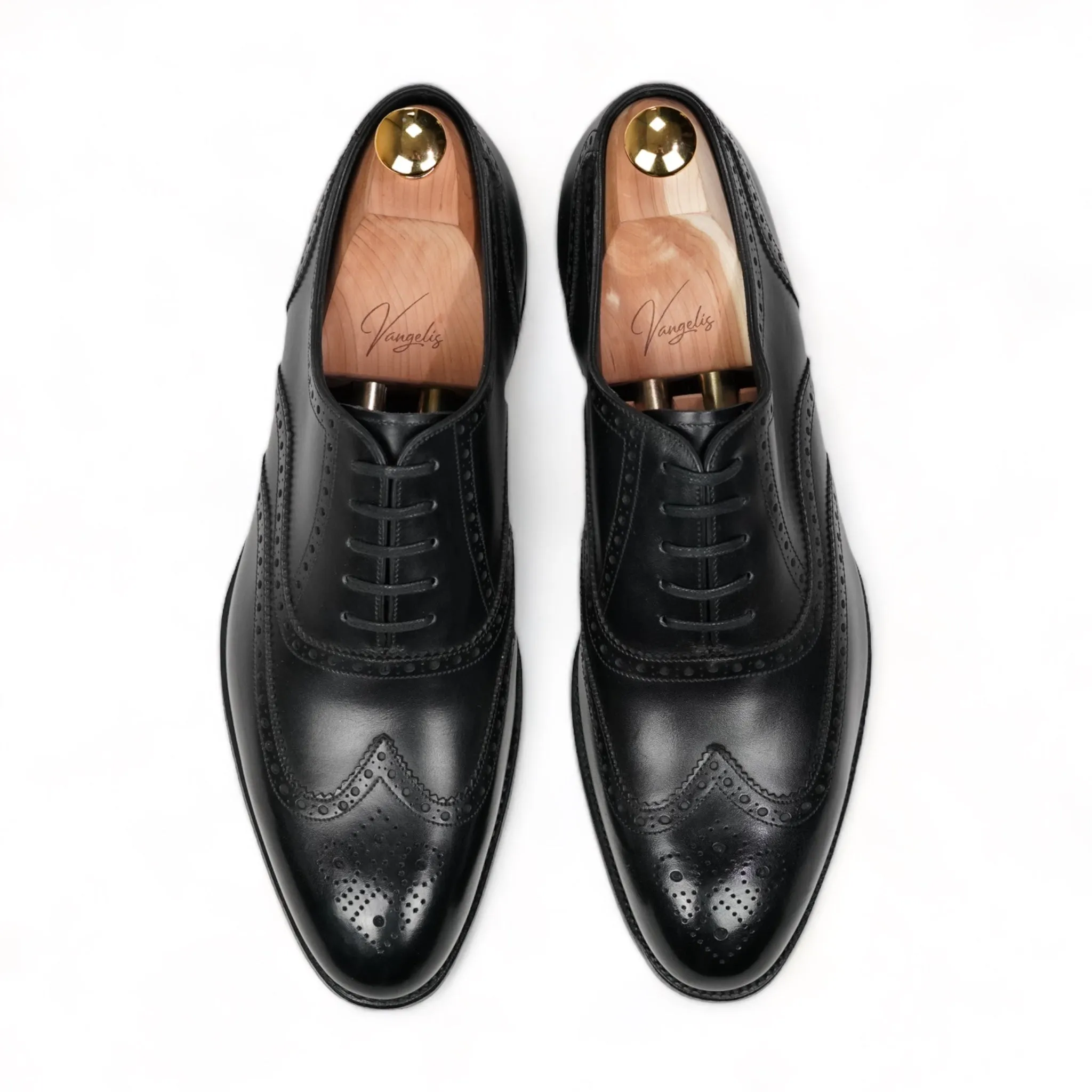 Loake - Black Wing Tip Export Grade Brogues UK 9 / EU 43