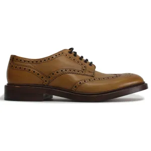 Loake Chester 2 Tan Mens Leather Lace-up Brogues Formal Shoes - UK 9.5