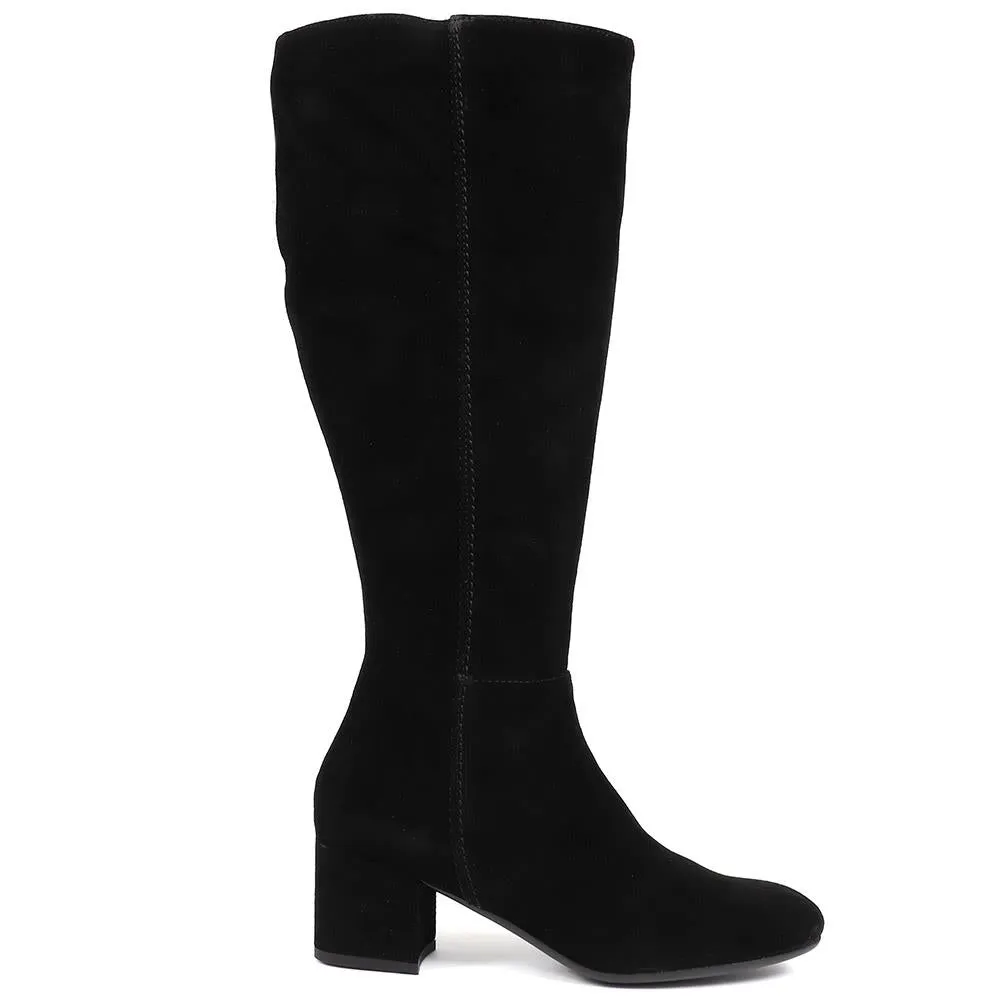 Lou LouR Regular Calf Knee High Suede Boots - LOULOUR / 324 364