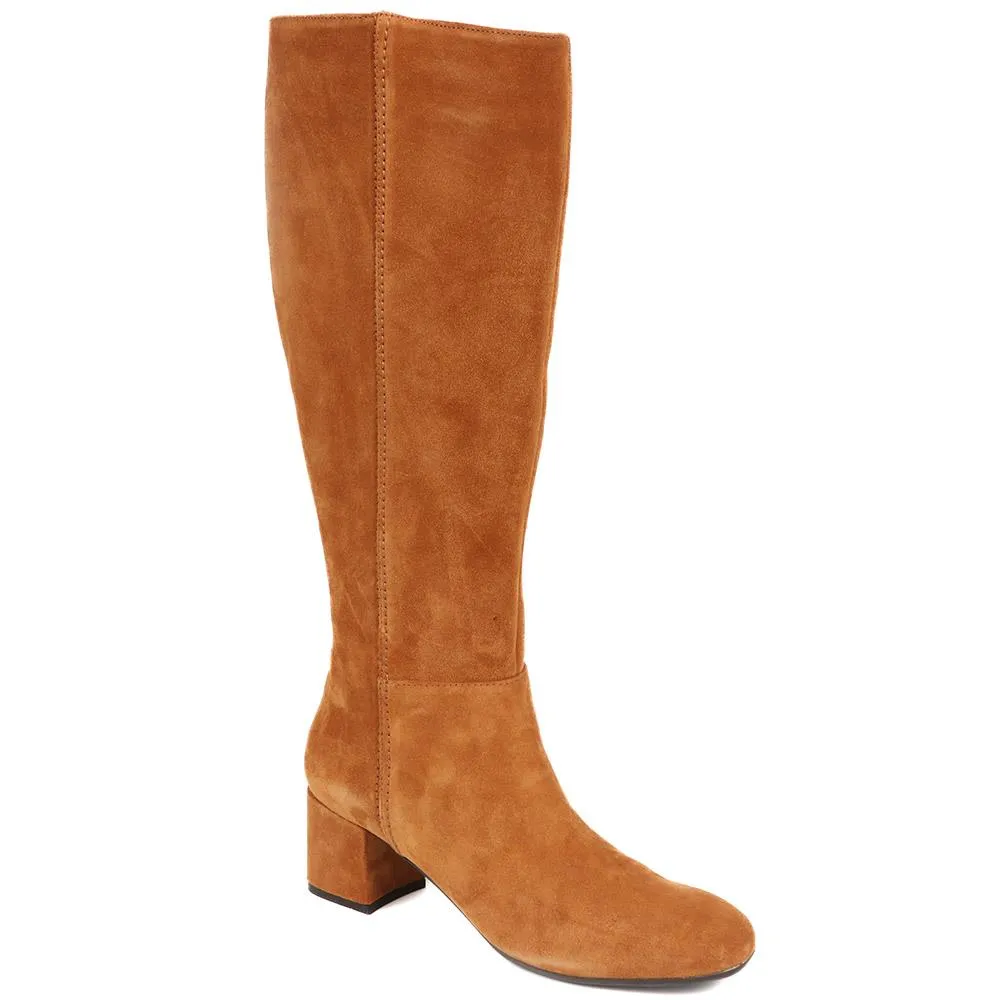 Lou LouR Regular Calf Knee High Suede Boots - LOULOUR / 324 364