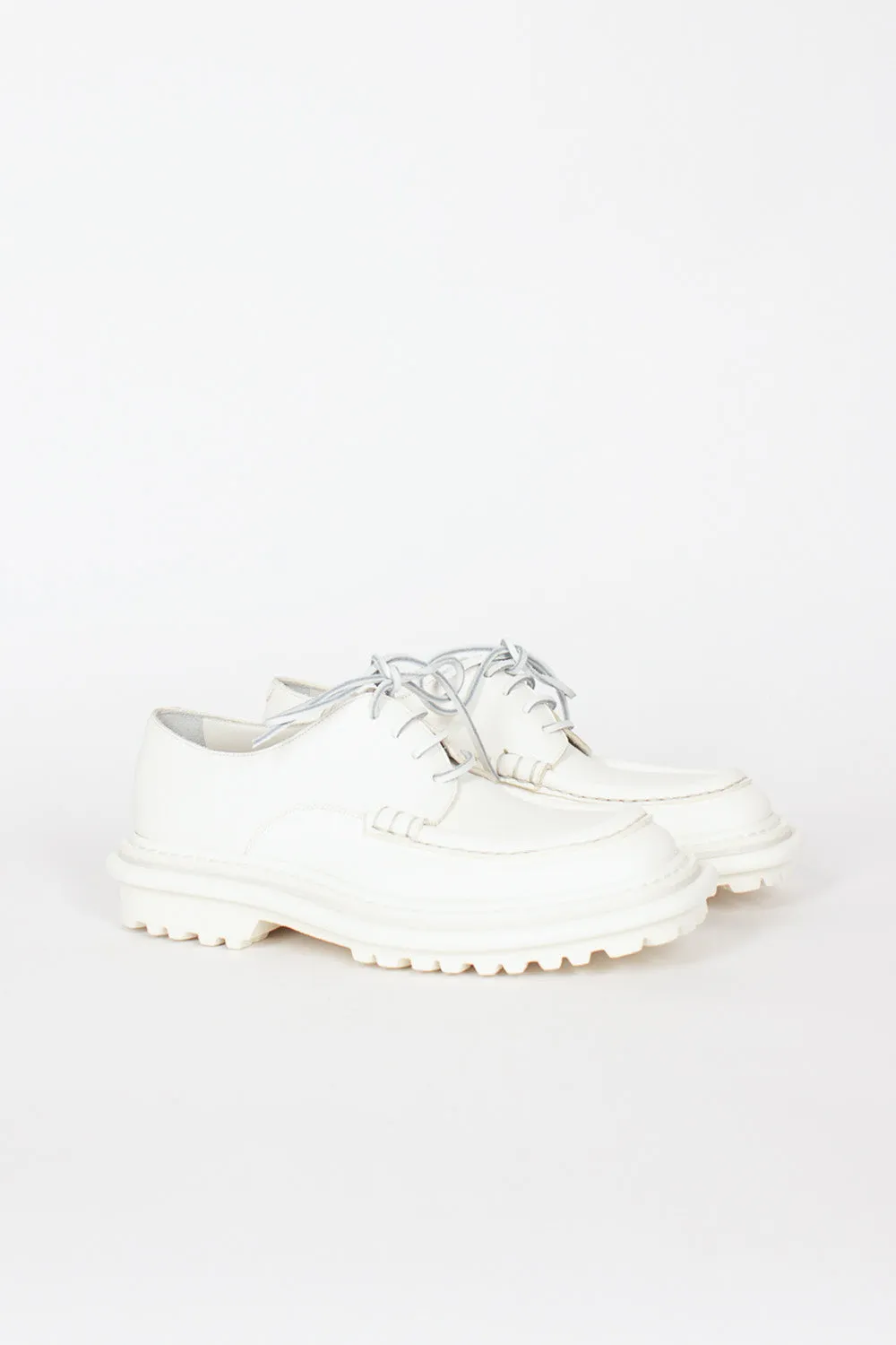 Lug Sole Brogue White