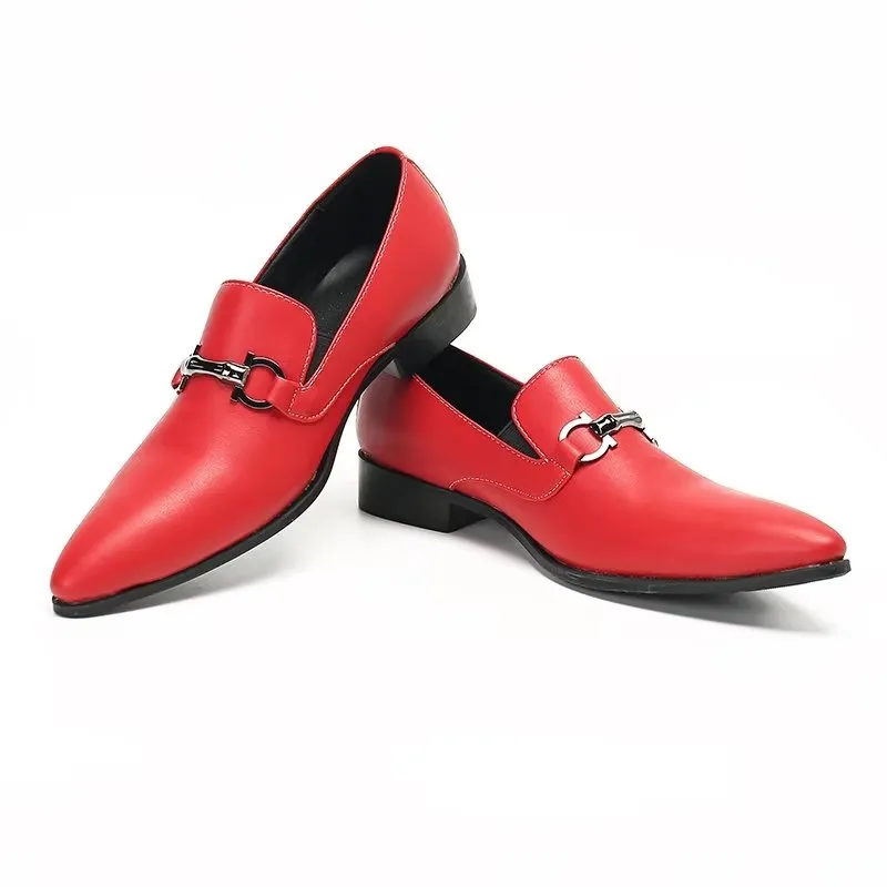 LuxePoint Genuine Leather Slip-on Loafers