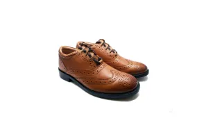 Luxury Ghillie Brogues - Tan - CLEARANCE