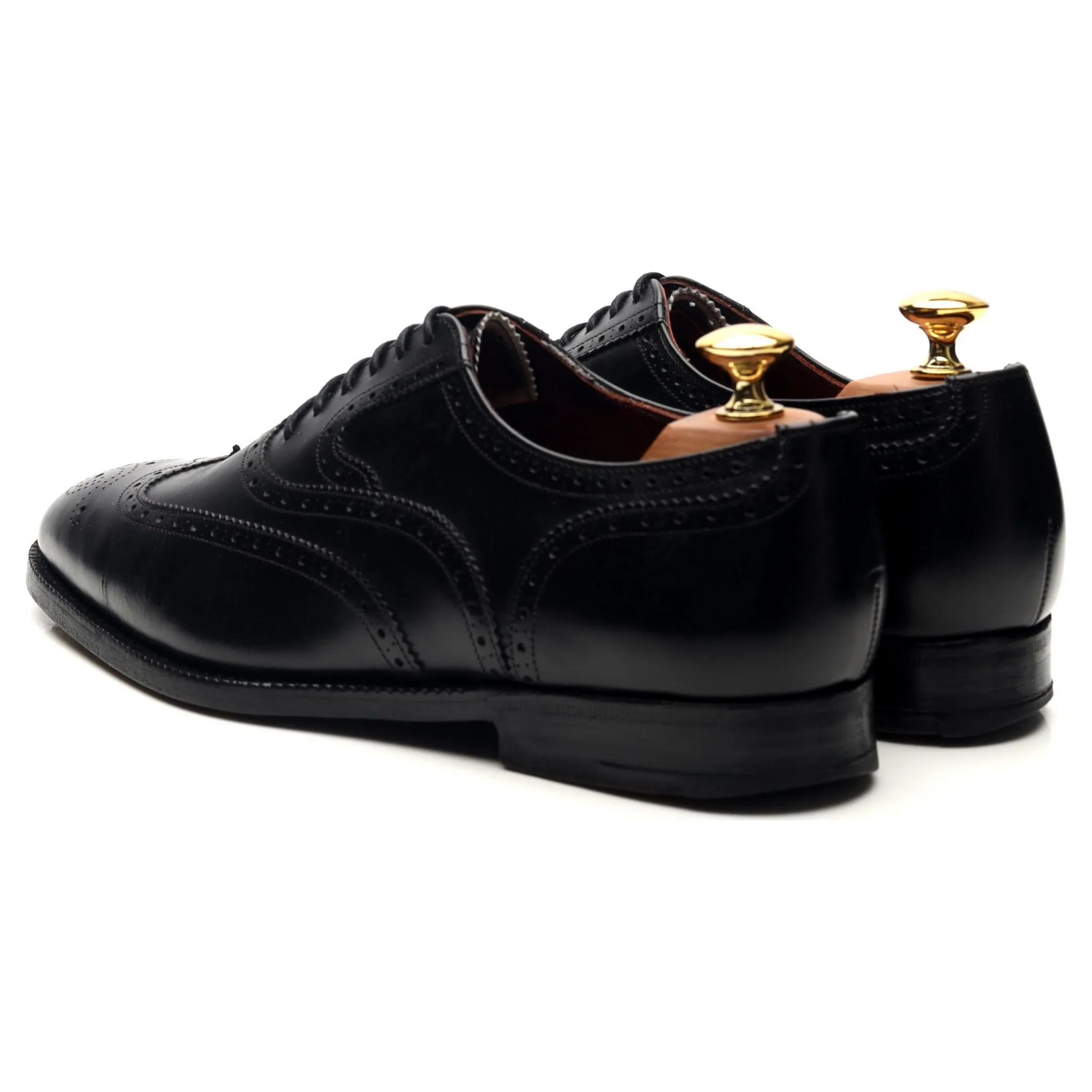 Masterclass 'Brunel' Black Leather Oxford Brogues UK 6.5 F