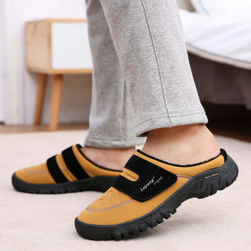 Men's and Women's Memory Foam Slippers Comfort House Shoes Indoor & Outdoor