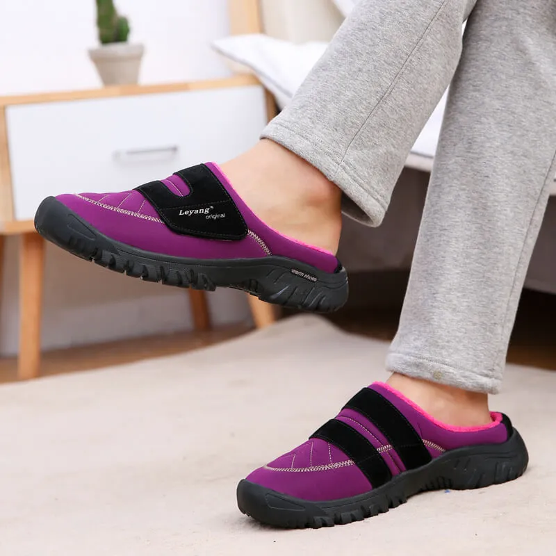 Men's and Women's Memory Foam Slippers Comfort House Shoes Indoor & Outdoor