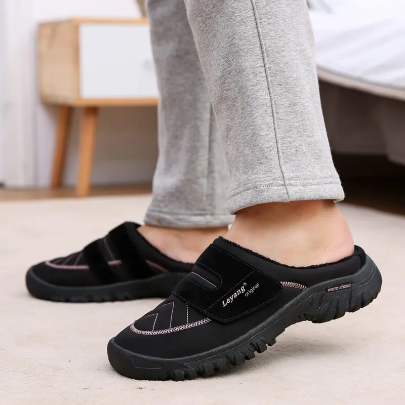 Men's and Women's Memory Foam Slippers Comfort House Shoes Indoor & Outdoor