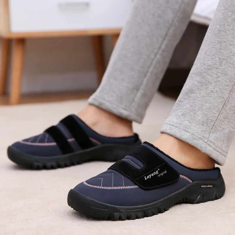 Men's and Women's Memory Foam Slippers Comfort House Shoes Indoor & Outdoor