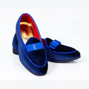 Men's Designer Blue Slip-On Loafers: Premium Style