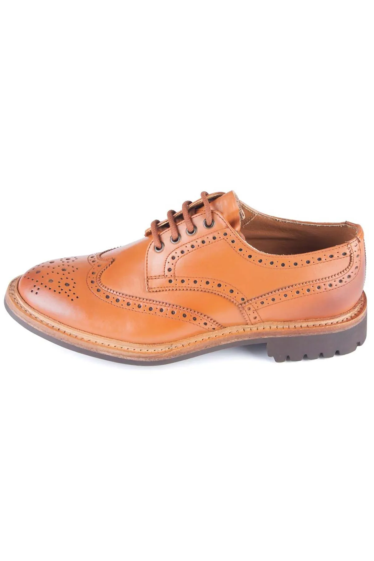 Men's Surrey Brogue Shoe with Rubber Soles