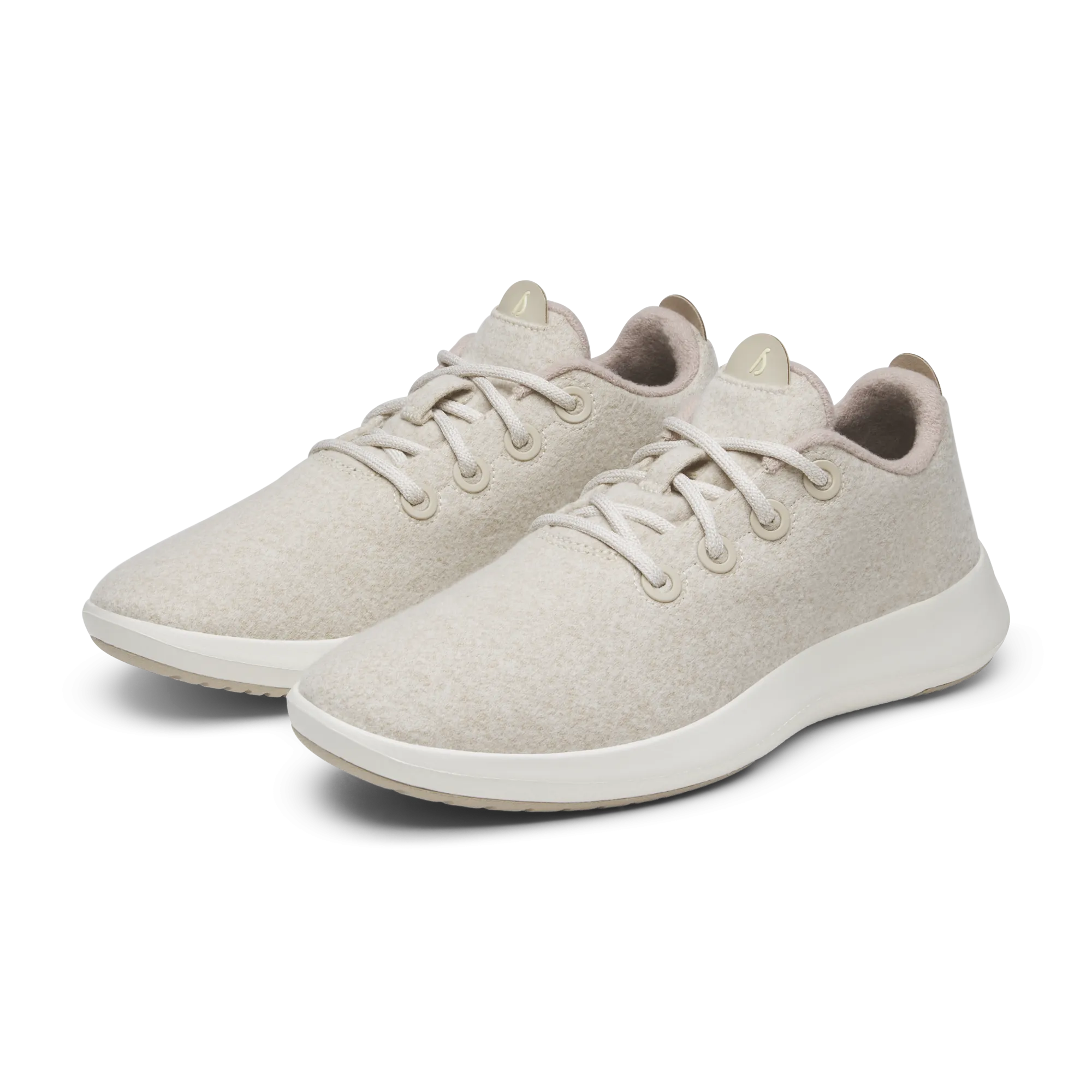 Men's Wool Runner Mizzles - Stony Cream (Natural White Sole)