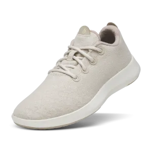 Men's Wool Runner Mizzles - Stony Cream (Natural White Sole)