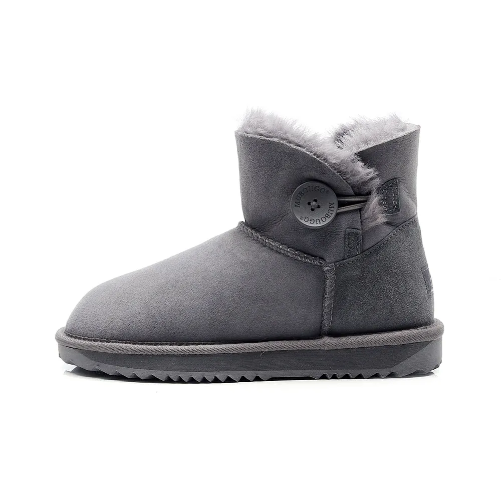 MUBO UGG Women Mini Button Classic UGG Boots Water Resistant Australian Made