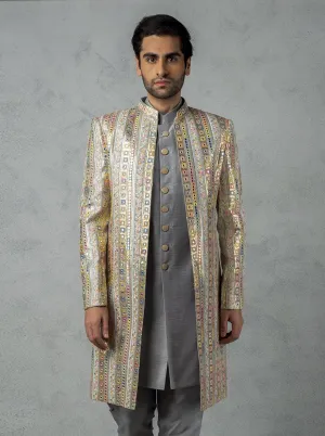 Multicolor Indowestern | TULA