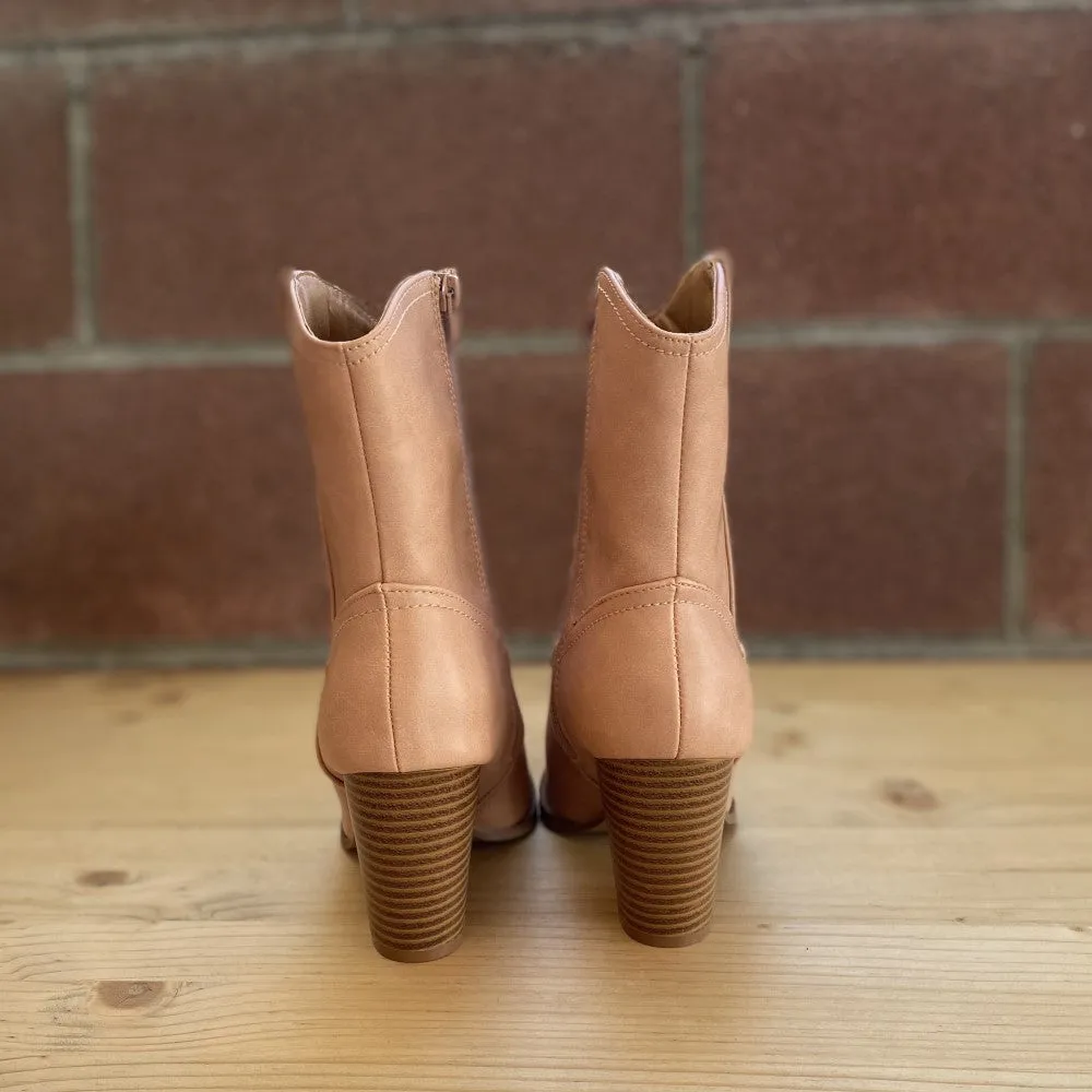 Musical Nights Nude - Botas para Mujer con Tacon