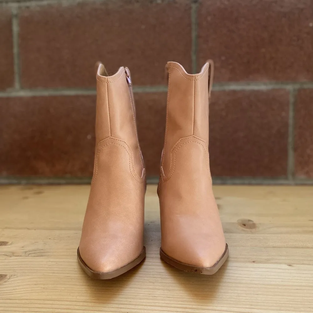 Musical Nights Nude - Botas para Mujer con Tacon