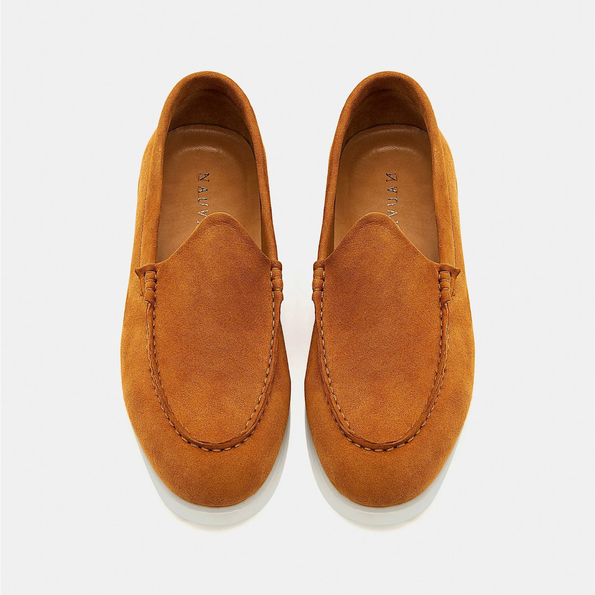 Nagra Loafer | Light Tan Suede