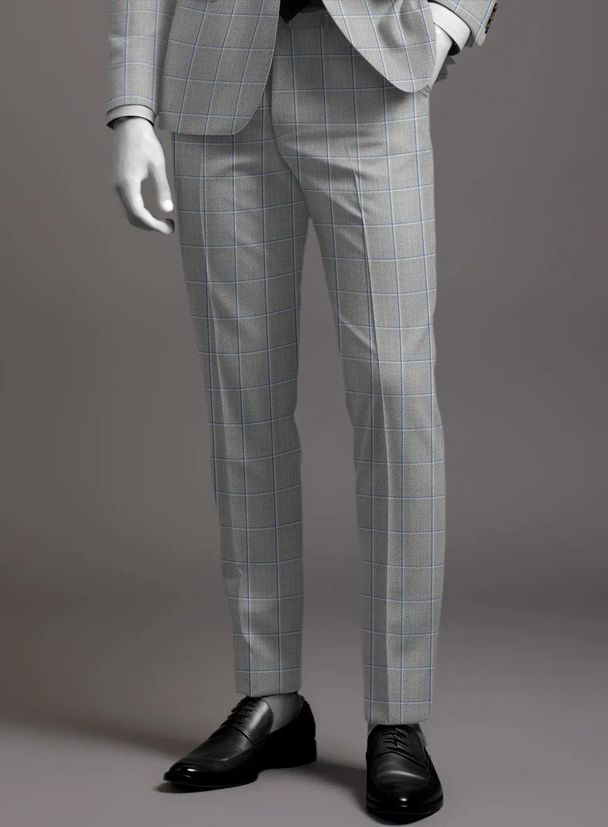 Napolean Aria Light Gray Wool Suit