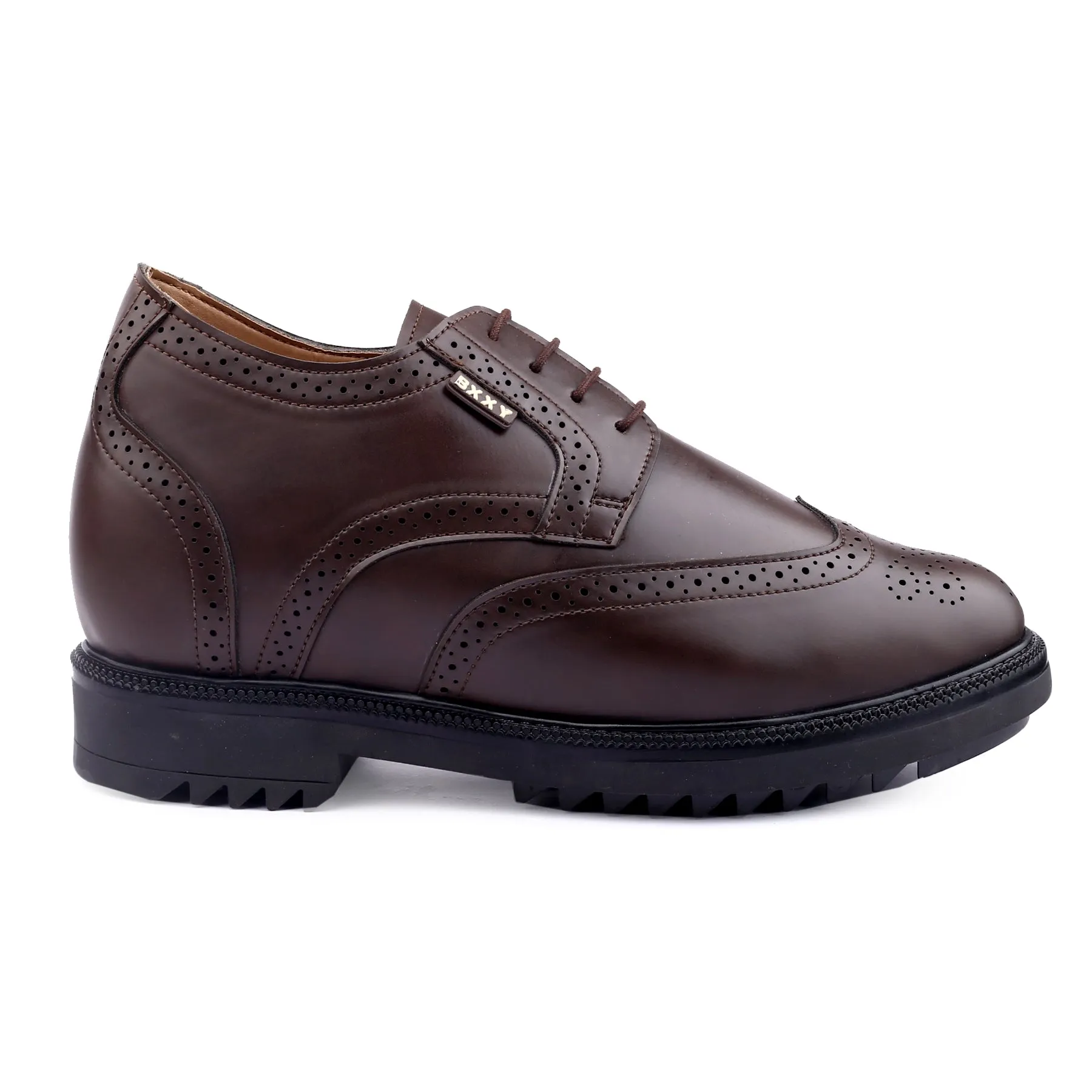 New Latest Men's Faux Leather Formal Brogue Shoes