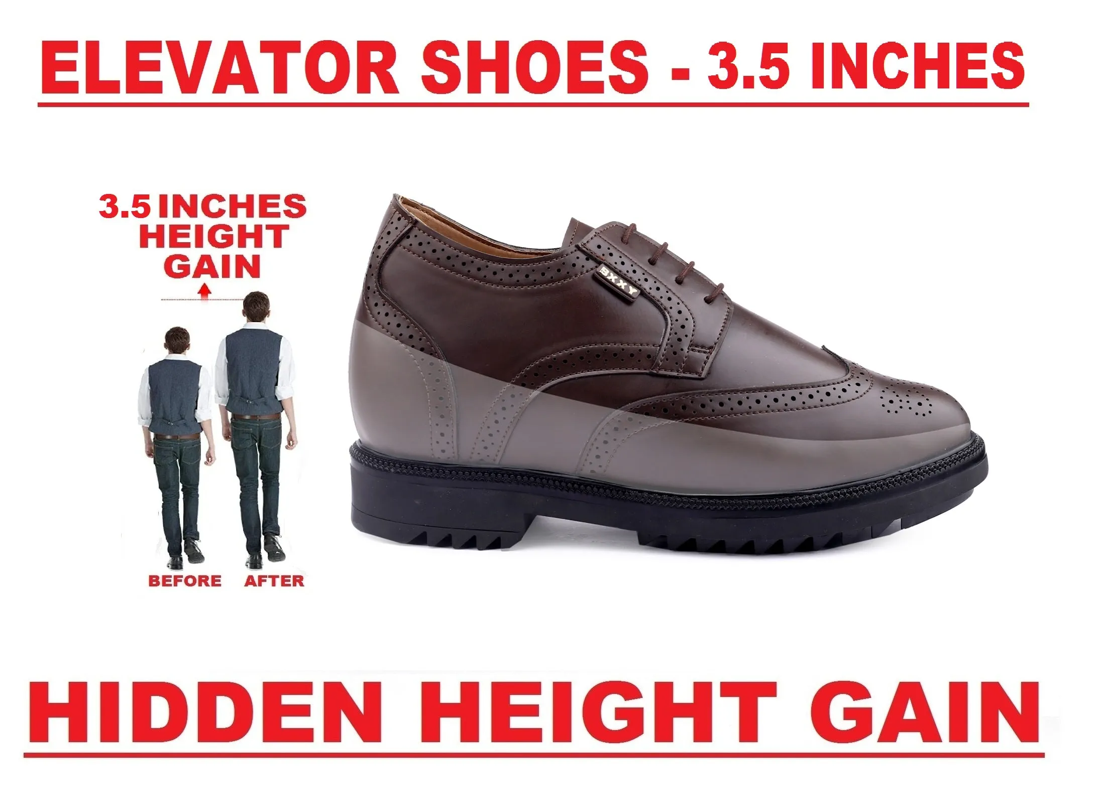 New Latest Men's Faux Leather Formal Brogue Shoes