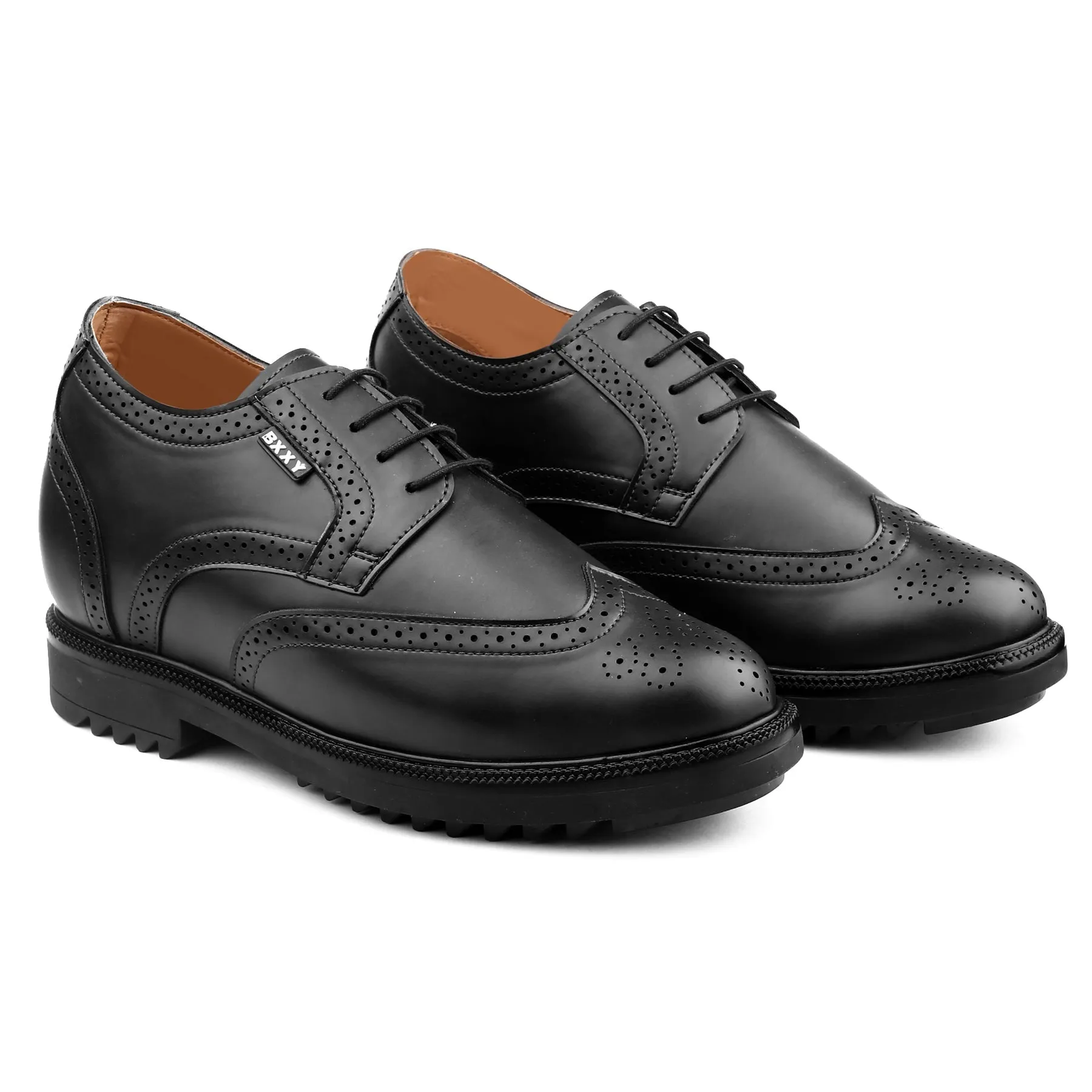 New Latest Men's Faux Leather Formal Brogue Shoes