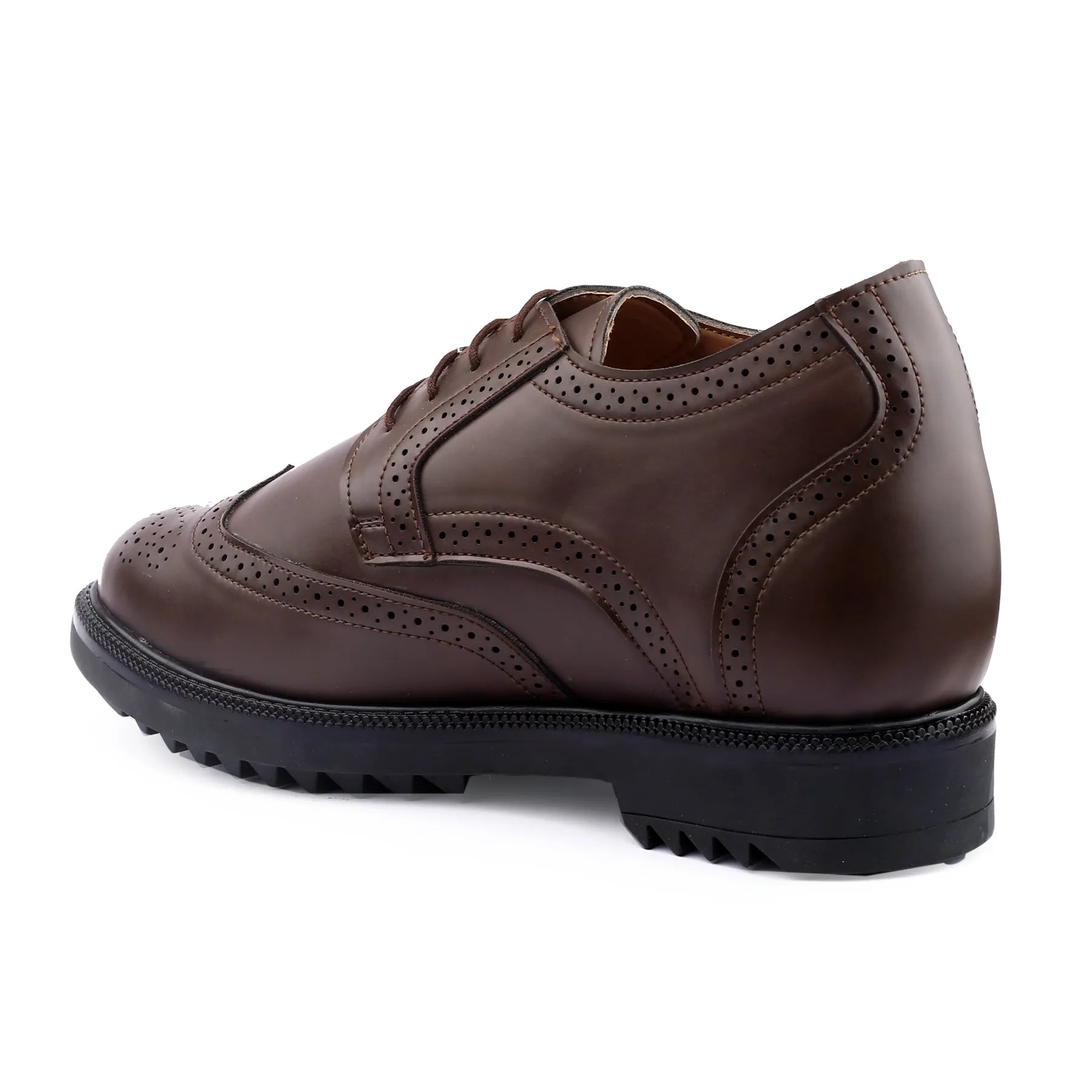 New Latest Men's Faux Leather Formal Brogue Shoes