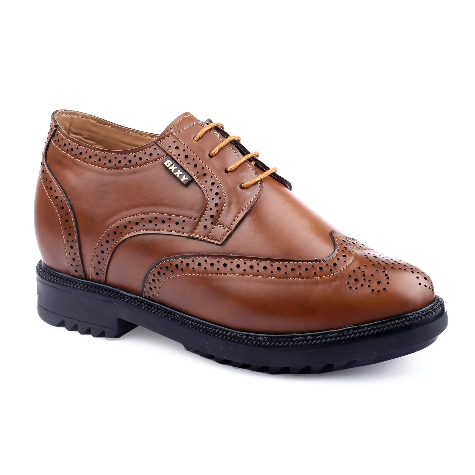 New Latest Men's Faux Leather Formal Brogue Shoes