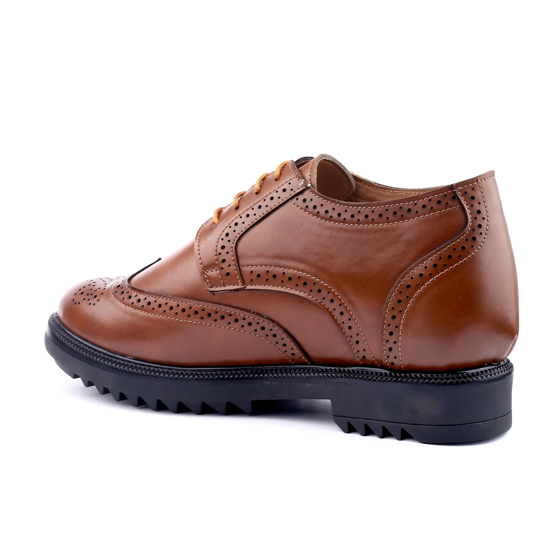 New Latest Men's Faux Leather Formal Brogue Shoes