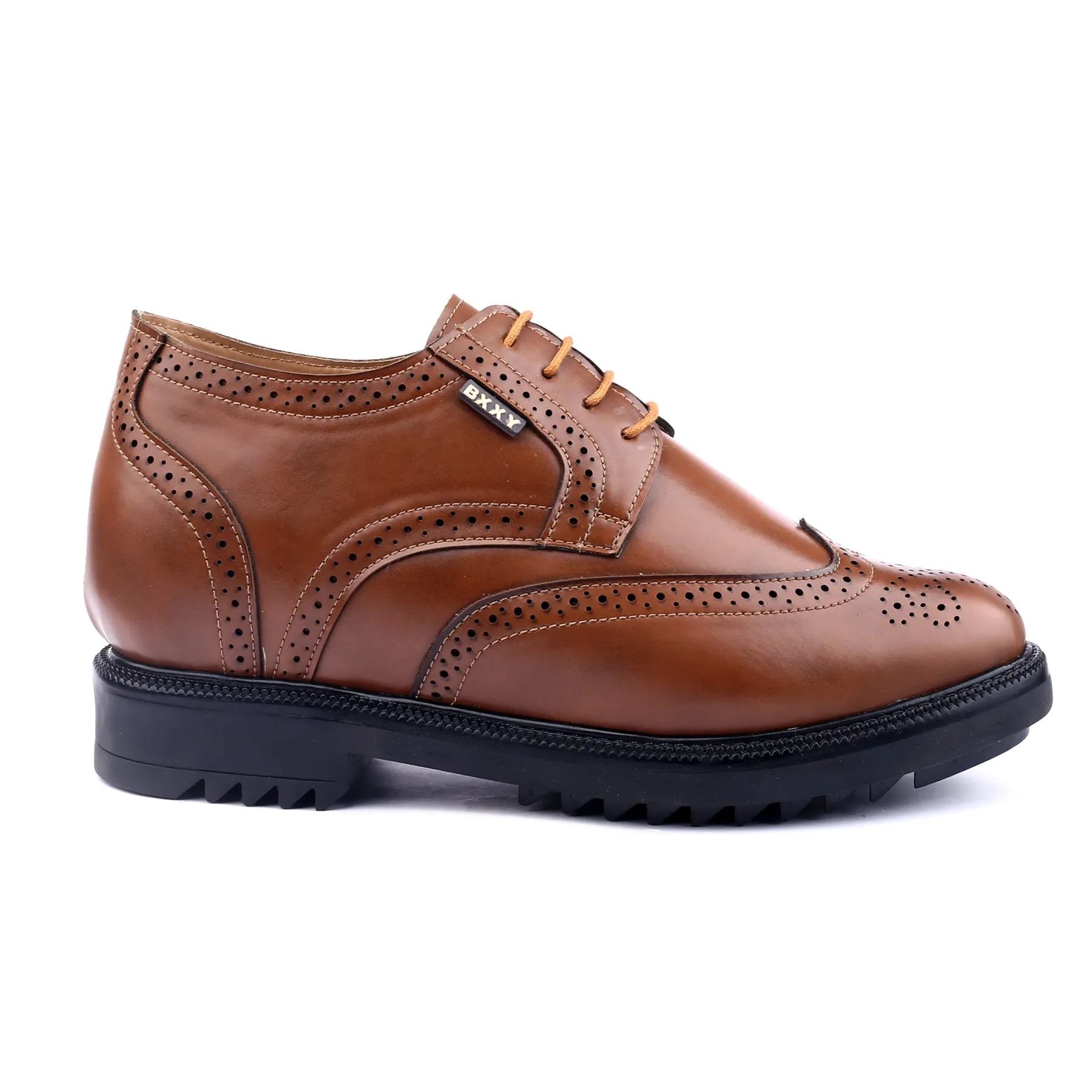 New Latest Men's Faux Leather Formal Brogue Shoes