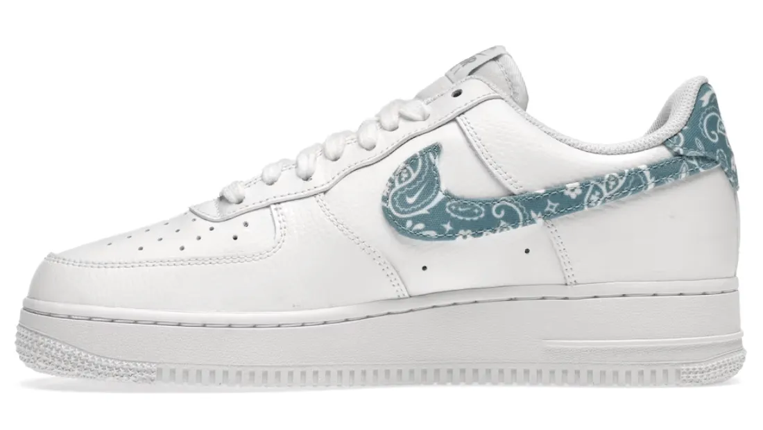 Nike Air Force 1 Low '07 Essential White Worn Blue Paisley (W)