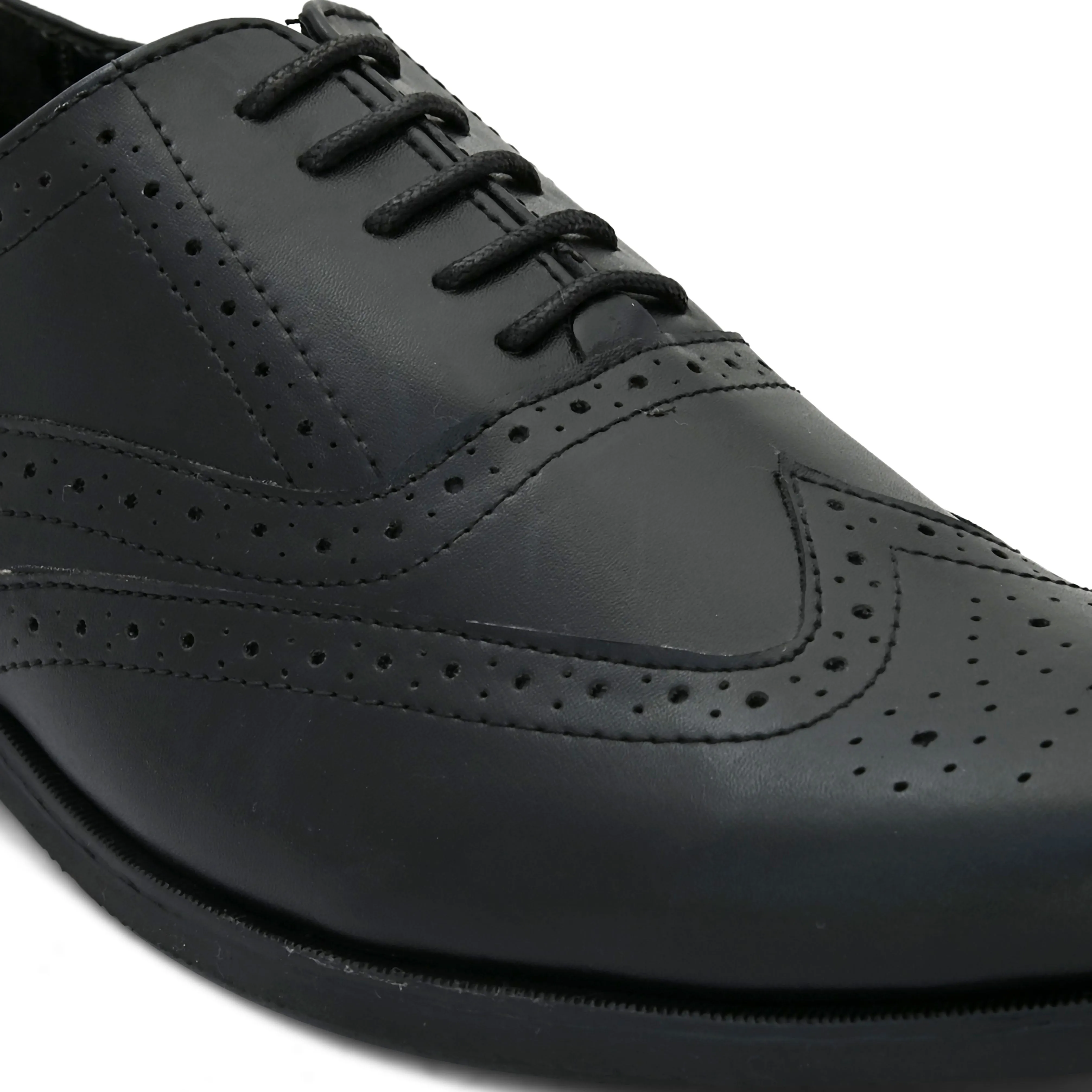 Obey Black Formal Brogues