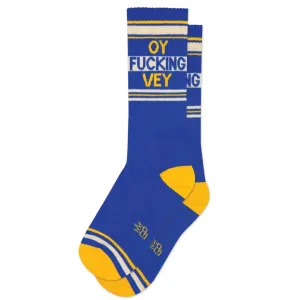 Oy Fucking Vey Unisex Gym Crew Socks