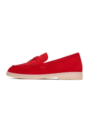 Platform Moccasins Aurelia - Red