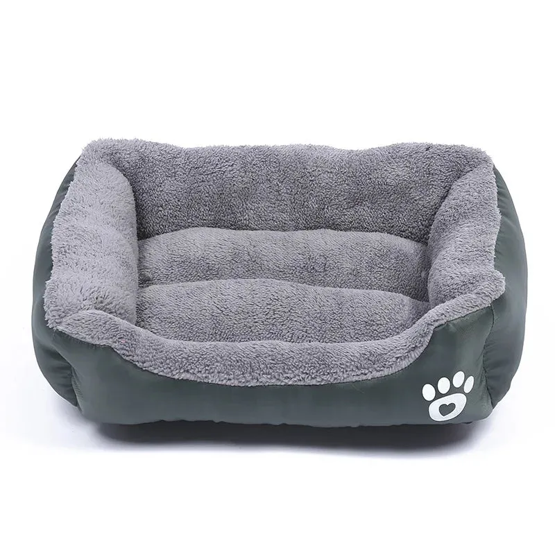 Plush Washable Large Style Dog Bed-Supportive Cushion. For Medium to Large Dogs Pet Supplies