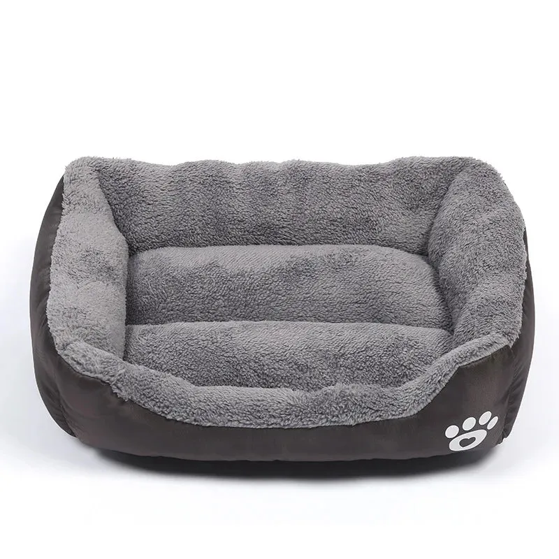 Plush Washable Large Style Dog Bed-Supportive Cushion. For Medium to Large Dogs Pet Supplies