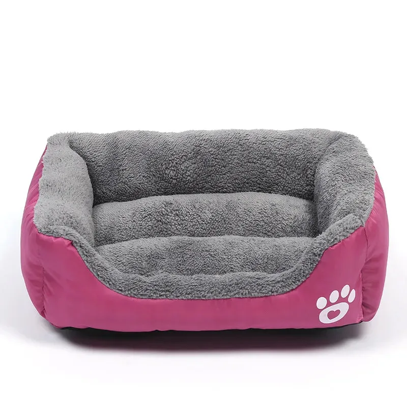 Plush Washable Large Style Dog Bed-Supportive Cushion. For Medium to Large Dogs Pet Supplies