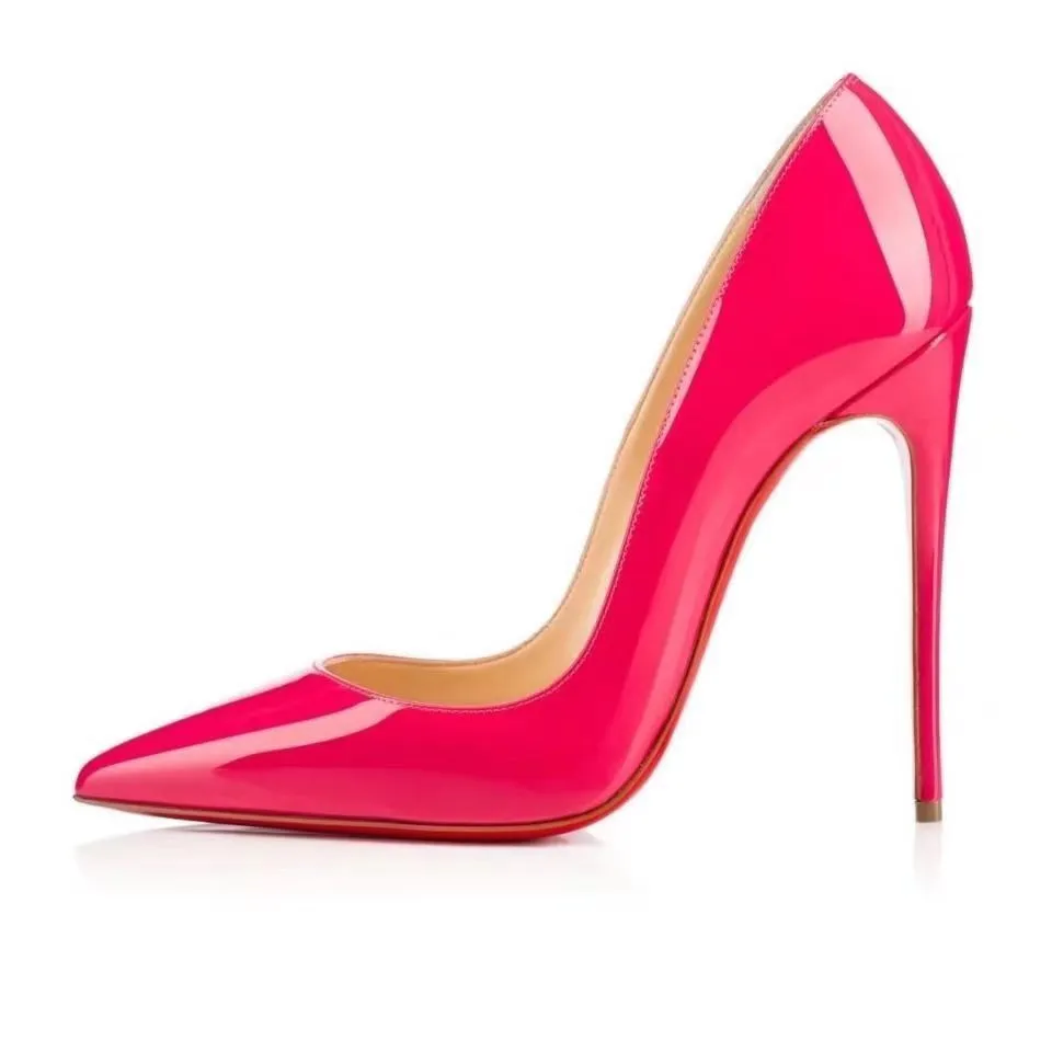 Pointed toe 1red bottom shoes