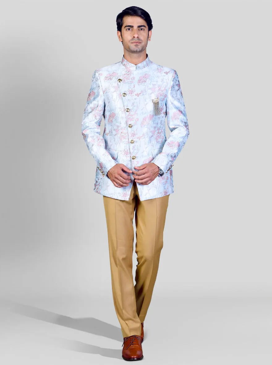 Powder Blue Jodhpuri Suit | JadeBlue