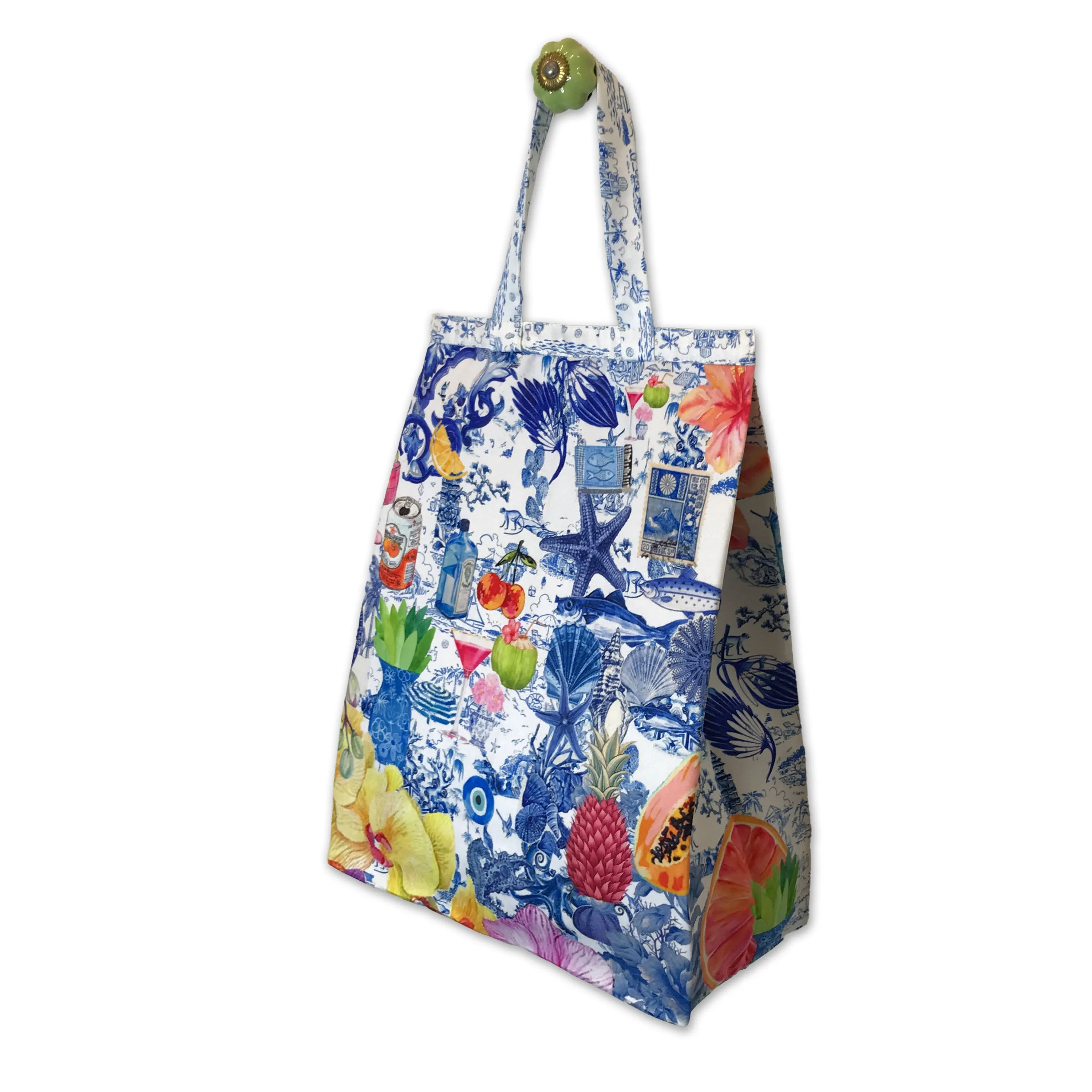 Radiant Garden On Ink Shoe Bag