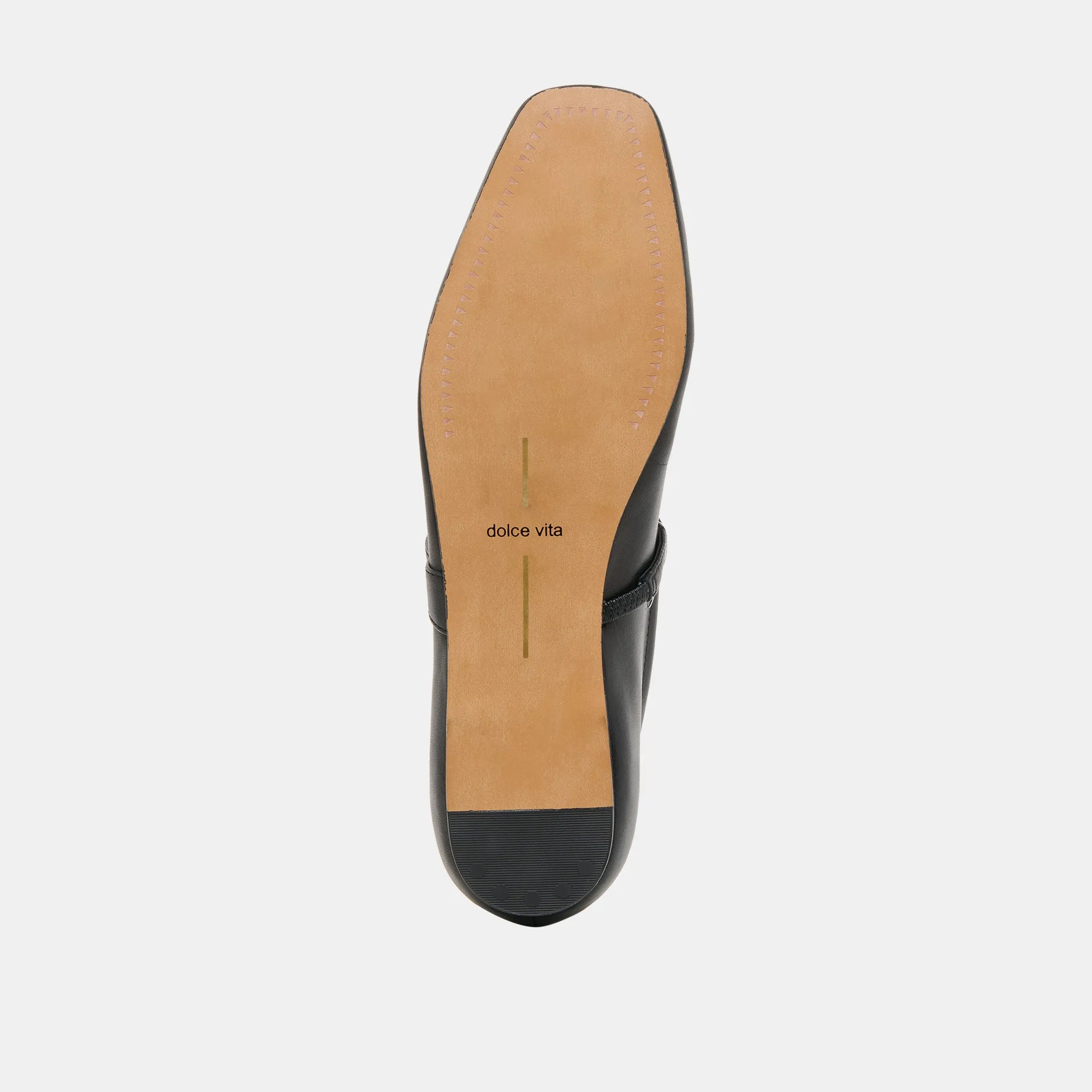 RADYA BALLET FLATS BLACK LEATHER