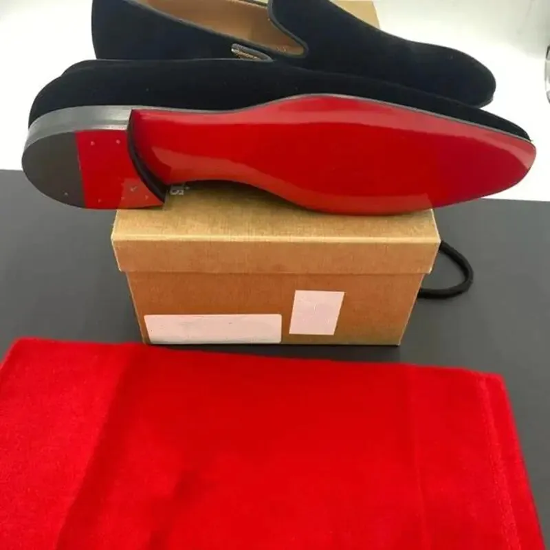 Red Bottom Classic Leather Loafers