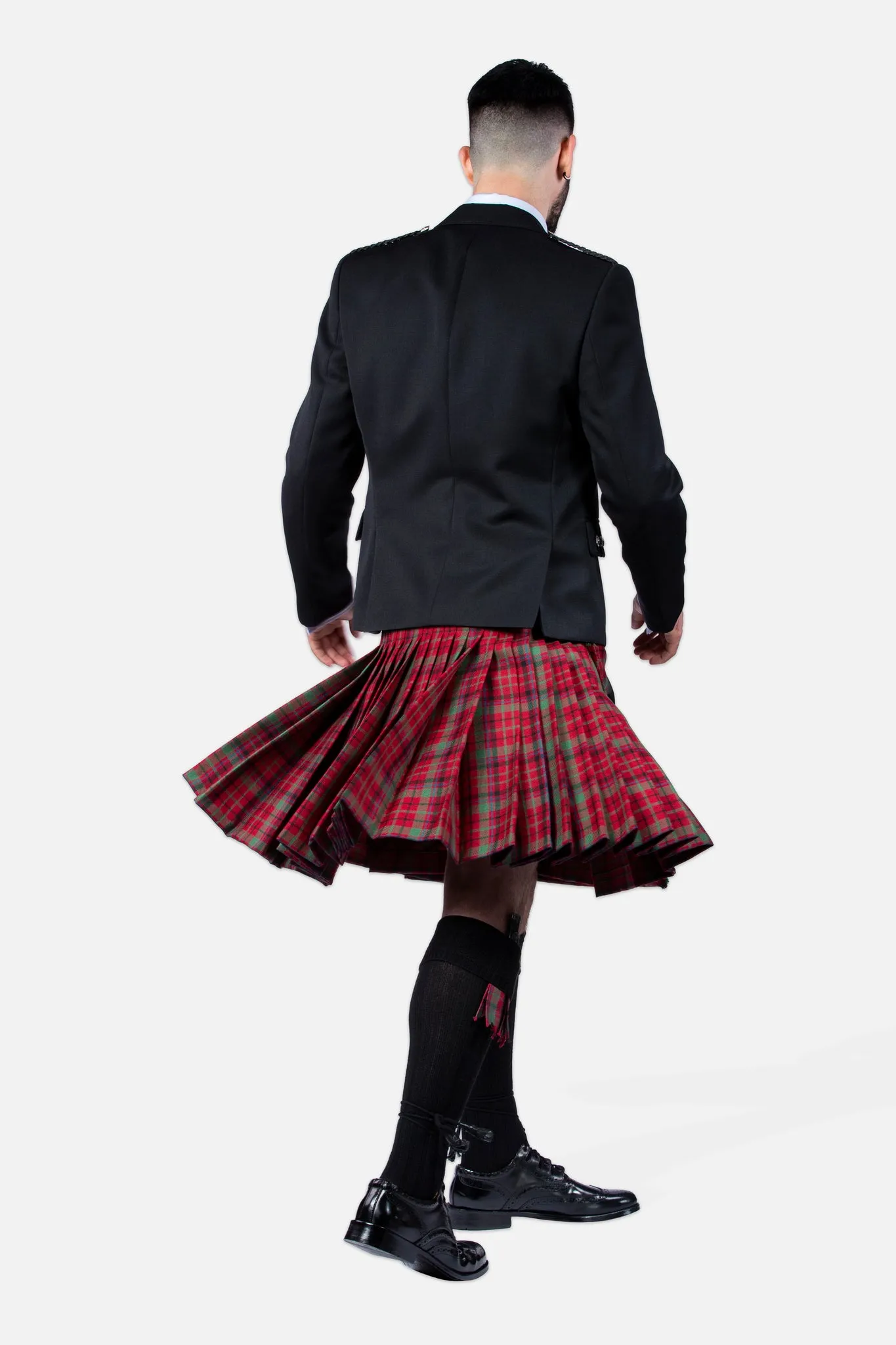 Red Nicolson Muted / Argyll Kilt Hire Outfit