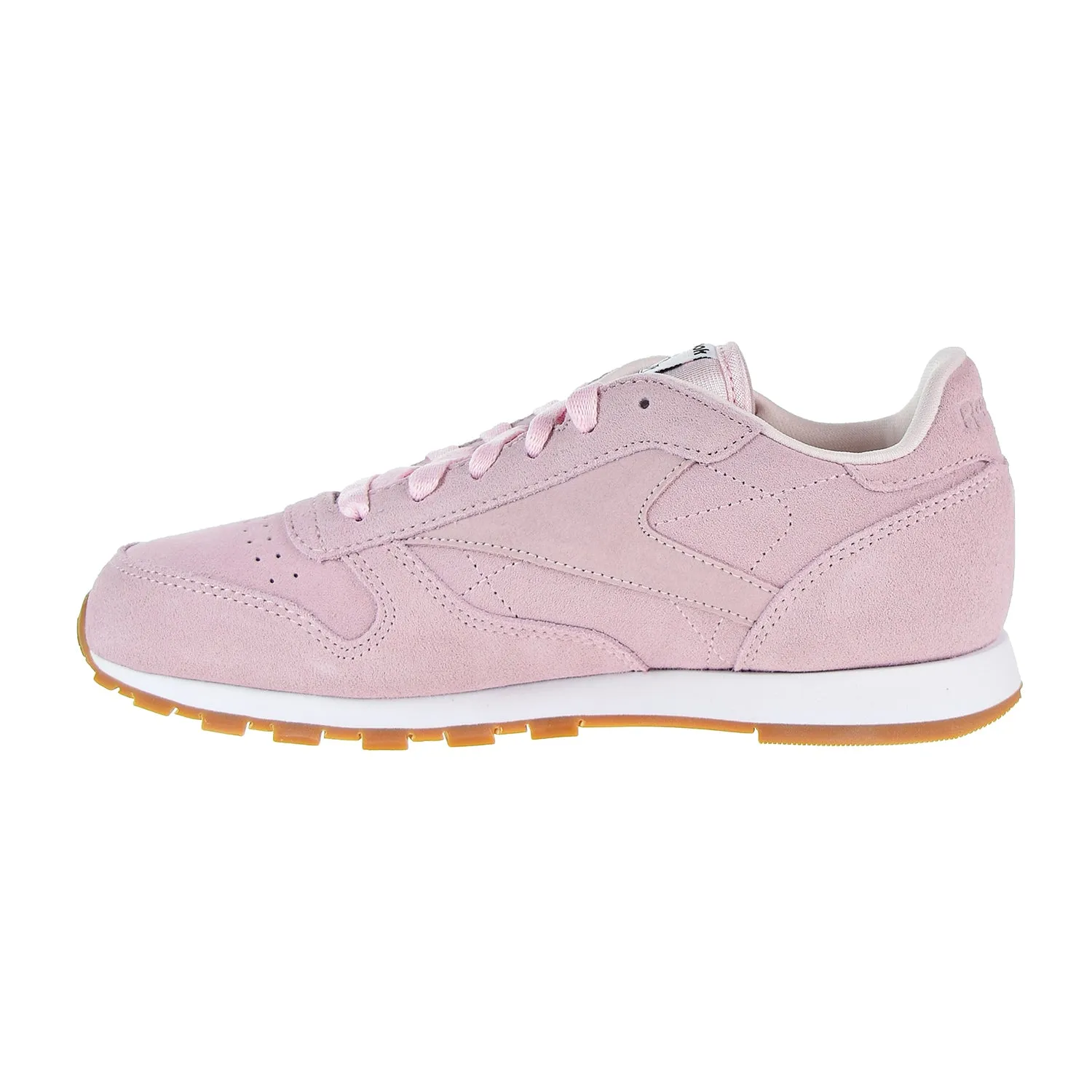 Reebok Classic Leather Pastels Big Kid's Shoes Pink/Classic White