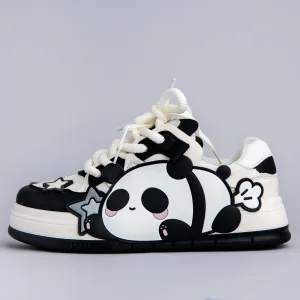 Relaxing Panda Chunky Casual Shoes - Women's