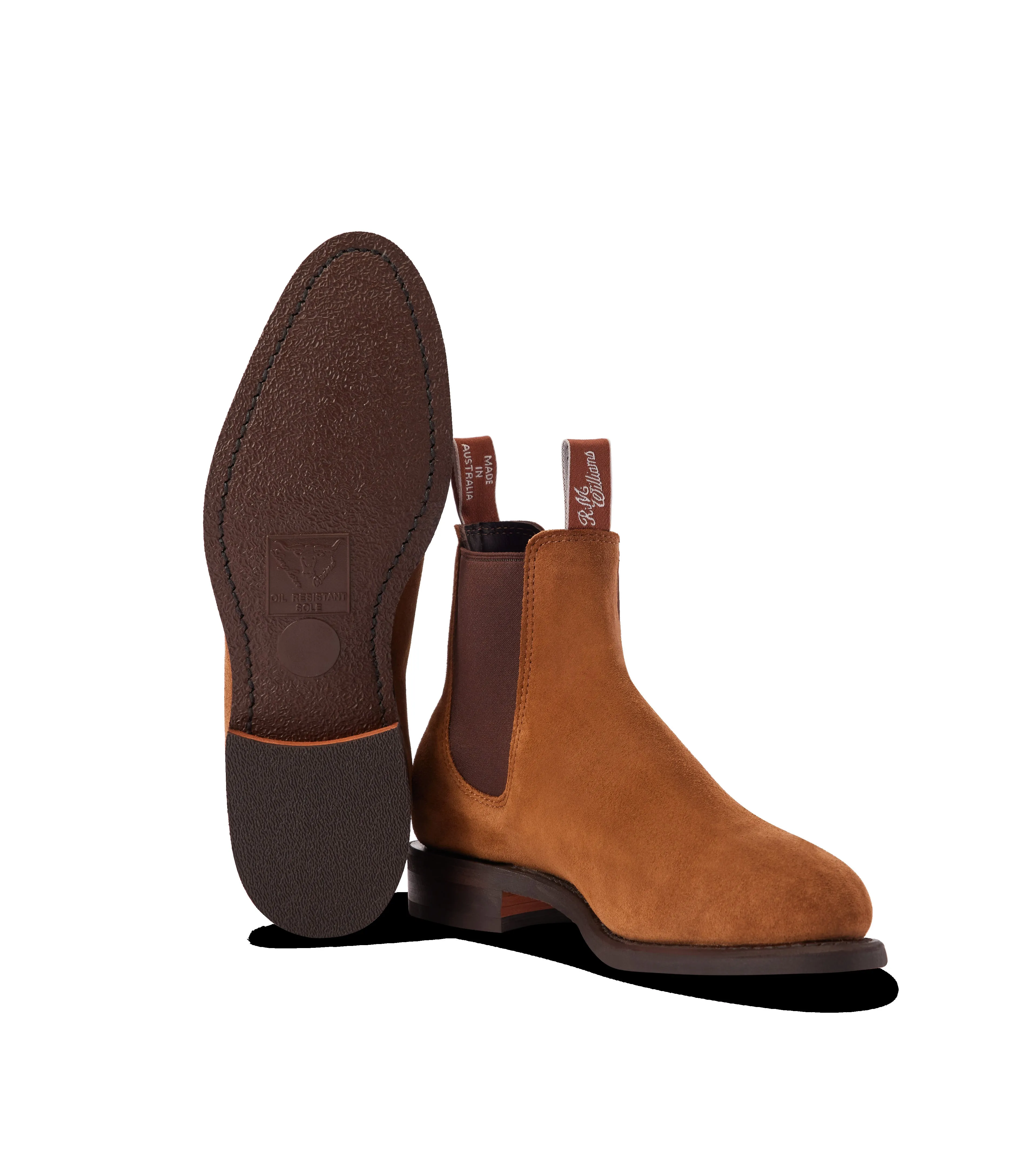 R.M.Williams - Moriarty Boot - Suede - Cognac