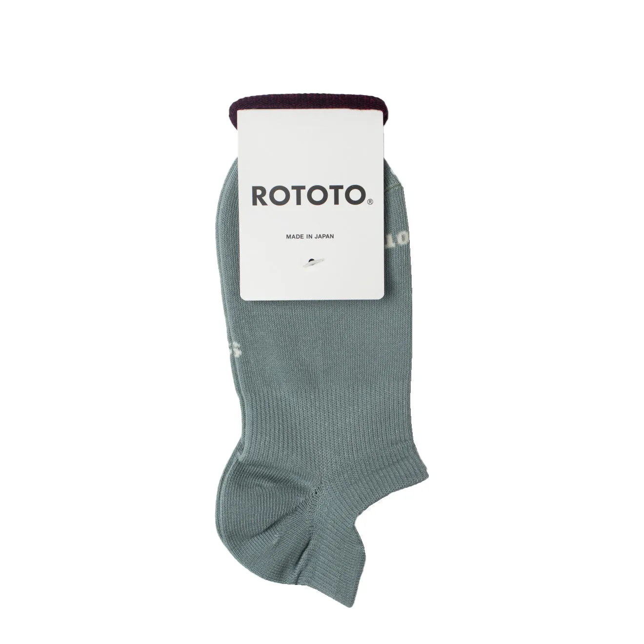 Rototo Sneaker Foot Cover Organic Socks Light Green